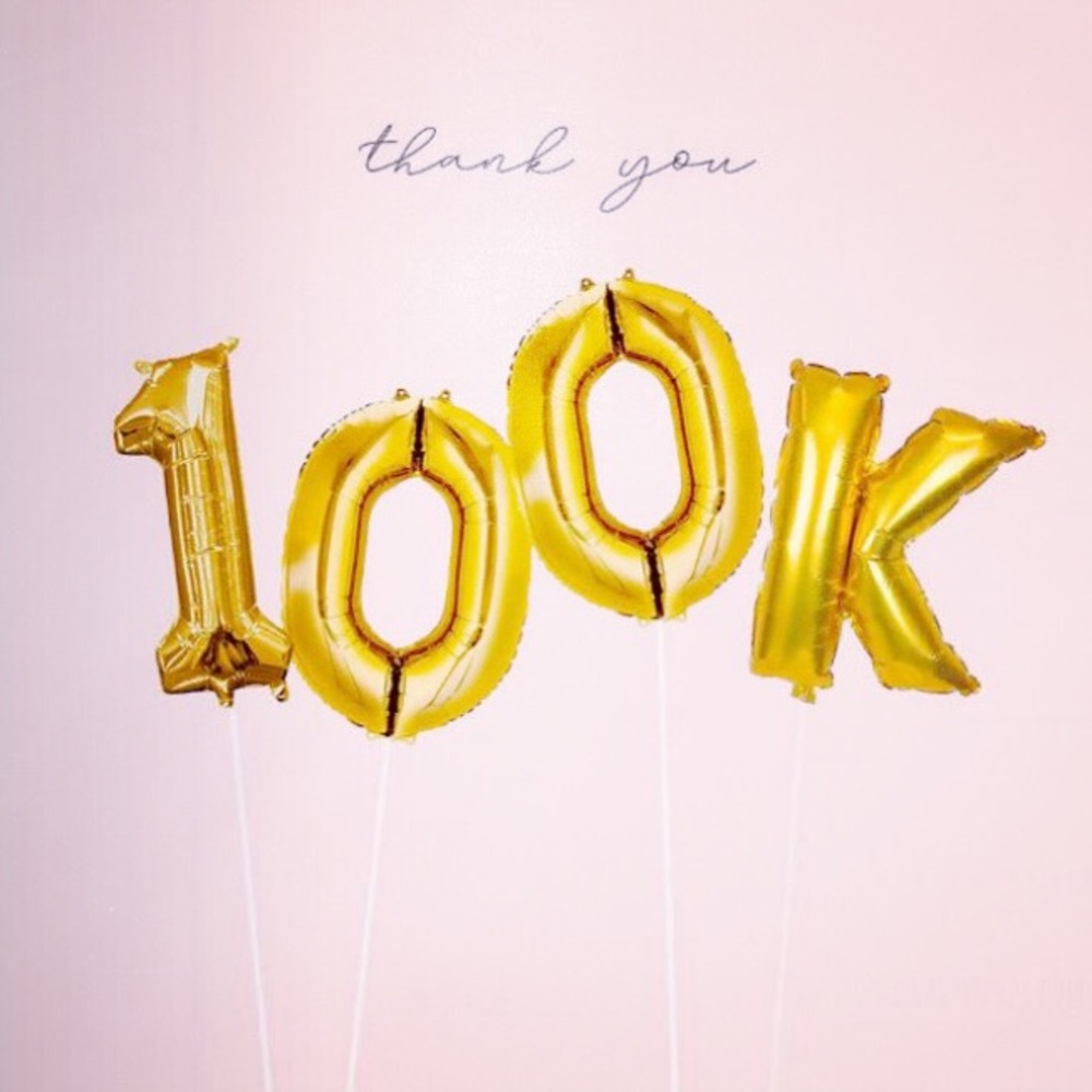 🥳 100k followers!! 🥳